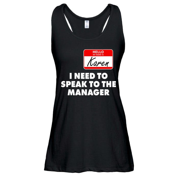 I Need To Speak To The Manager Karen Costume Ladies Essential Flowy Tank