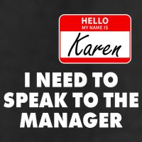 I Need To Speak To The Manager Karen Costume Golf Towel