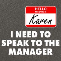 I Need To Speak To The Manager Karen Costume Cotton Canvas Backpack