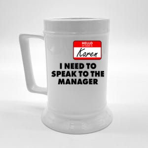 I Need To Speak To The Manager Karen Costume Beer Stein