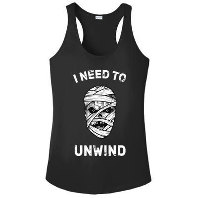 I Need To Unwind Ladies PosiCharge Competitor Racerback Tank