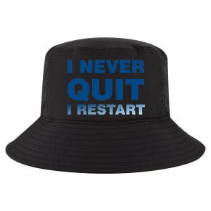 I Never Quit I Restart Gamer Cool Comfort Performance Bucket Hat