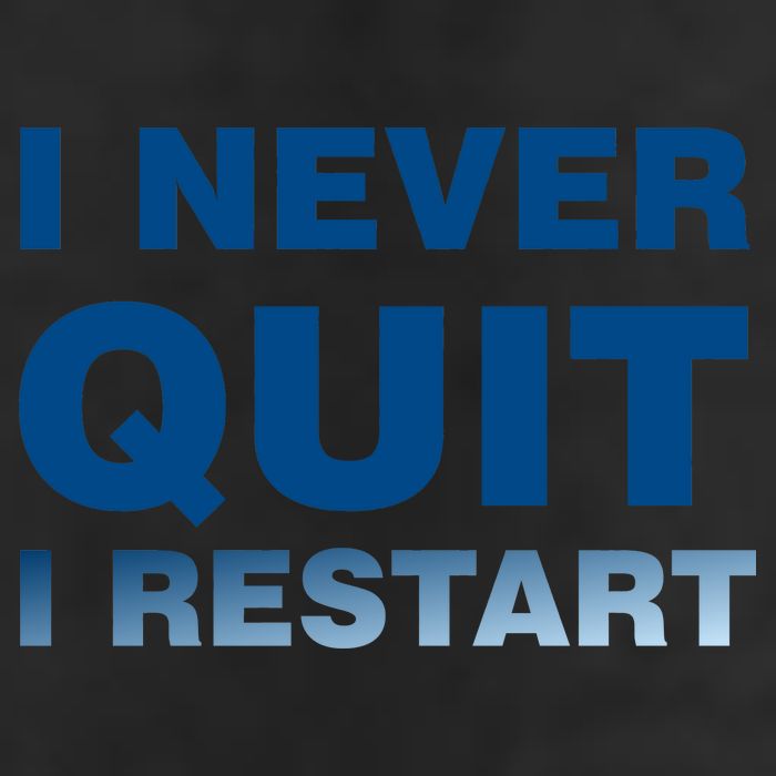 I Never Quit I Restart Gamer Cool Comfort Performance Bucket Hat