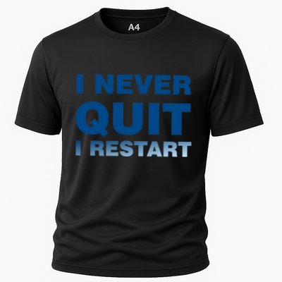 I Never Quit I Restart Gamer Performance Shirt