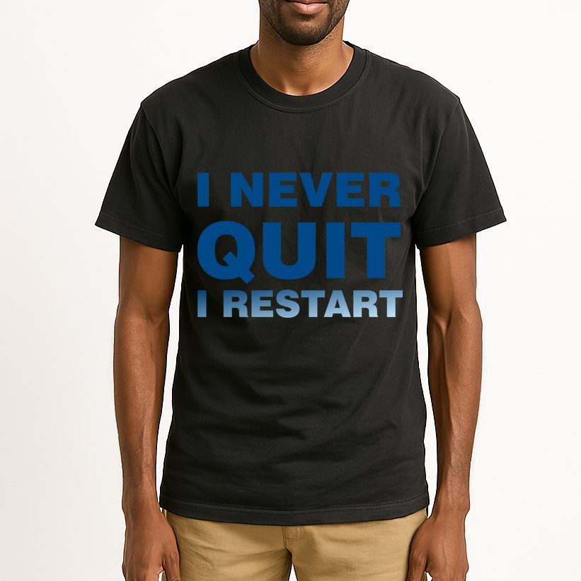 I Never Quit I Restart Gamer Tall T-Shirt