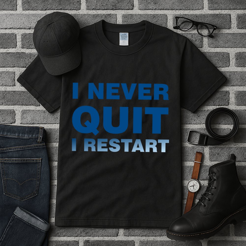 I Never Quit I Restart Gamer Tall T-Shirt