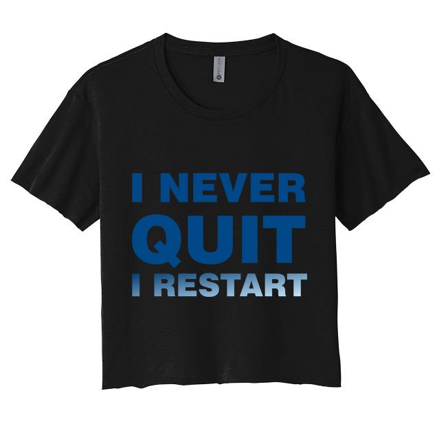 I Never Quit I Restart Gamer Crop Top