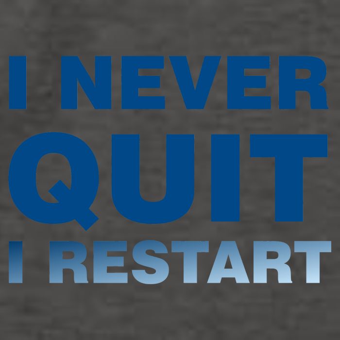 I Never Quit I Restart Gamer Vector Backpack