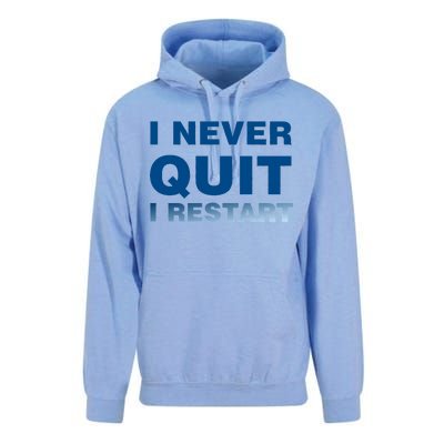 I Never Quit I Restart Gamer Unisex Surf Hoodie