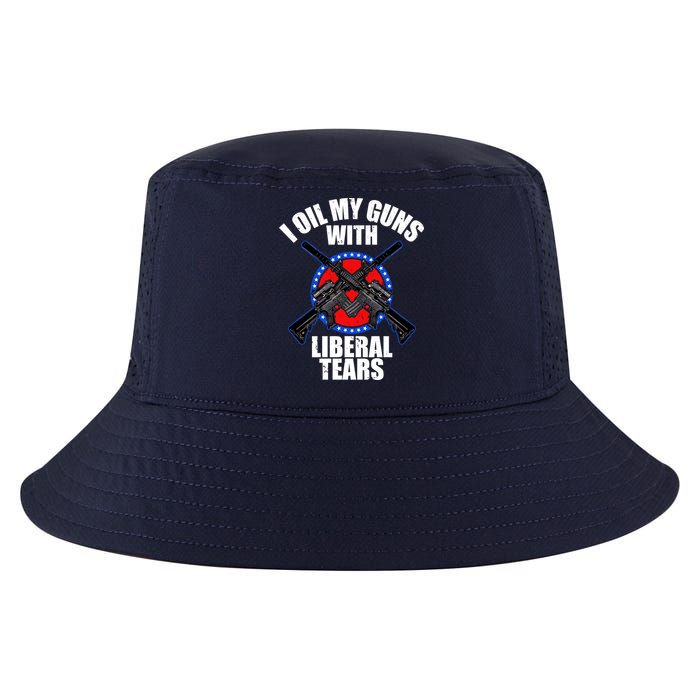 I Oil My Guns With Liberal tears Cool Comfort Performance Bucket Hat