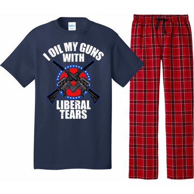 I Oil My Guns With Liberal tears Pajama Set