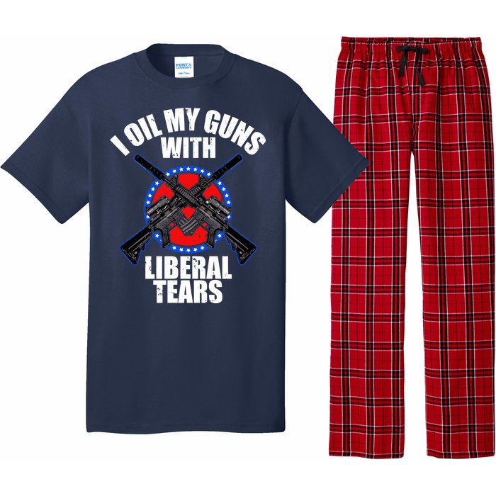 I Oil My Guns With Liberal tears Pajama Set