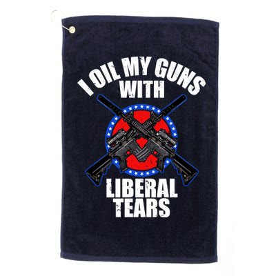 I Oil My Guns With Liberal tears Golf Towel