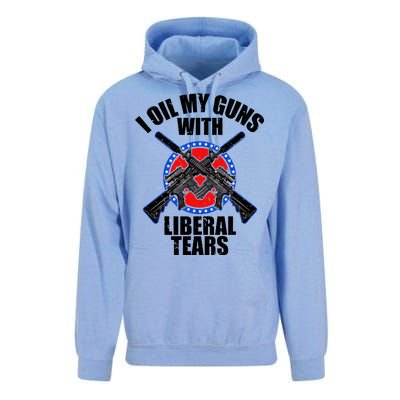 I Oil My Guns With Liberal tears Unisex Surf Hoodie