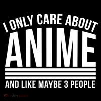 I Only Care About Anime And Like Maybe 3 People Drawstring Bag