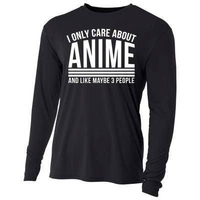 I Only Care About Anime And Like Maybe 3 People Cooling Performance Long Sleeve Crew