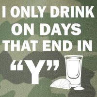 I only Drink On Days That End in Y Legacy Tie Dye Trucker Hat