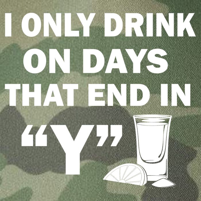I only Drink On Days That End in Y Legacy Tie Dye Trucker Hat