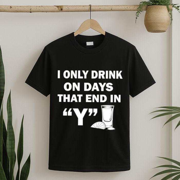 I only Drink On Days That End in Y T-Shirt