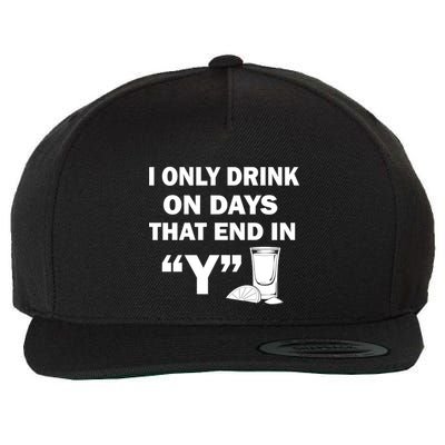 I only Drink On Days That End in Y Wool Snapback Cap