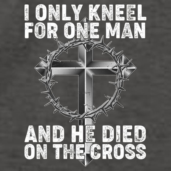 I Only Kneel For One Man And He Died On The Cross Vector Backpack