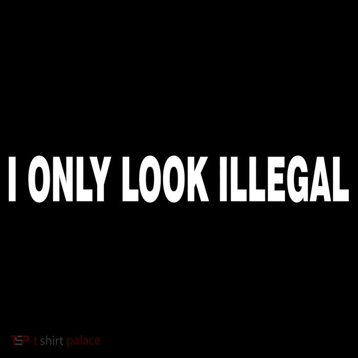 I Only Look Illegal Magnet