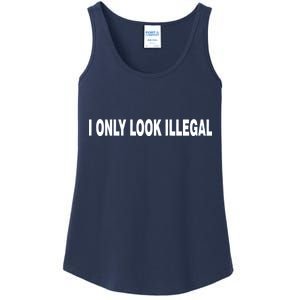 I Only Look Illegal Ladies Essential Tank