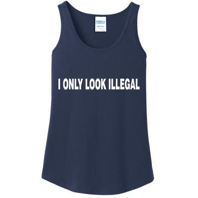 I Only Look Illegal Ladies Essential Tank