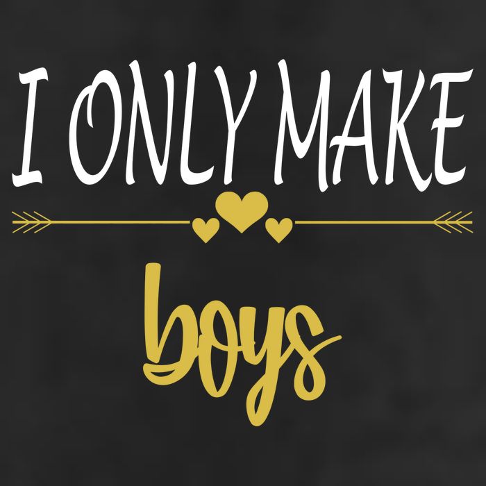 I Only Make Boys 7 Panel Mesh Trucker Snapback Hat