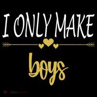 I Only Make Boys High Crown Mesh Back Trucker Hat