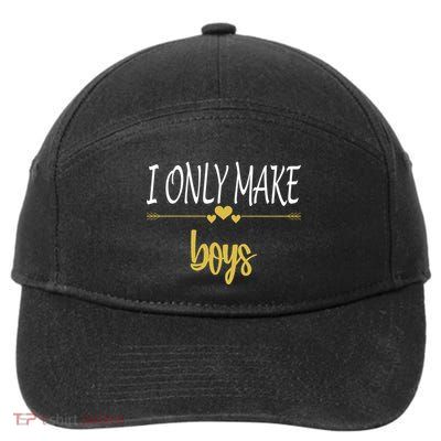 I Only Make Boys 7-Panel Snapback Hat