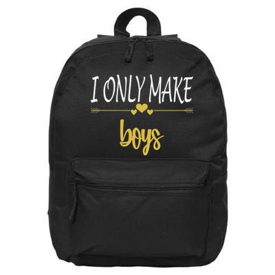 I Only Make Boys 16 in Basic Backpack
