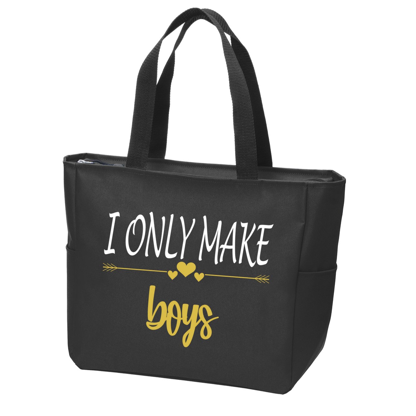 I Only Make Boys Zip Tote Bag