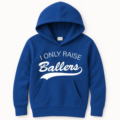 I Only Raise Ballers Kids Hoodie