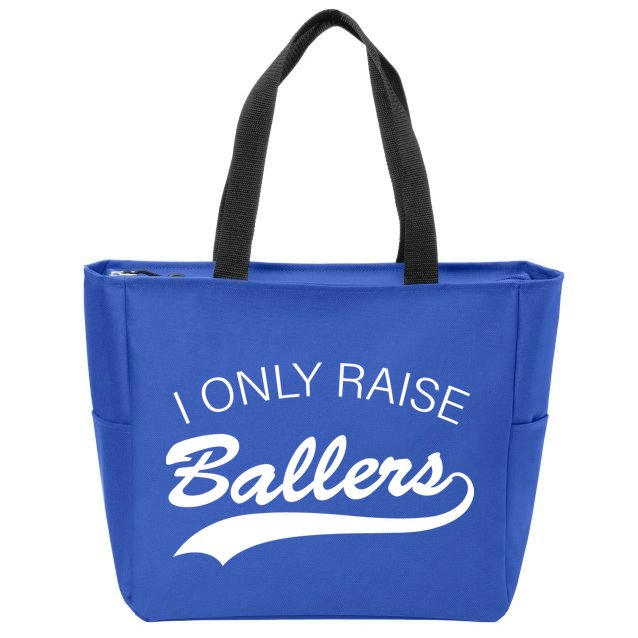 I Only Raise Ballers Zip Tote Bag