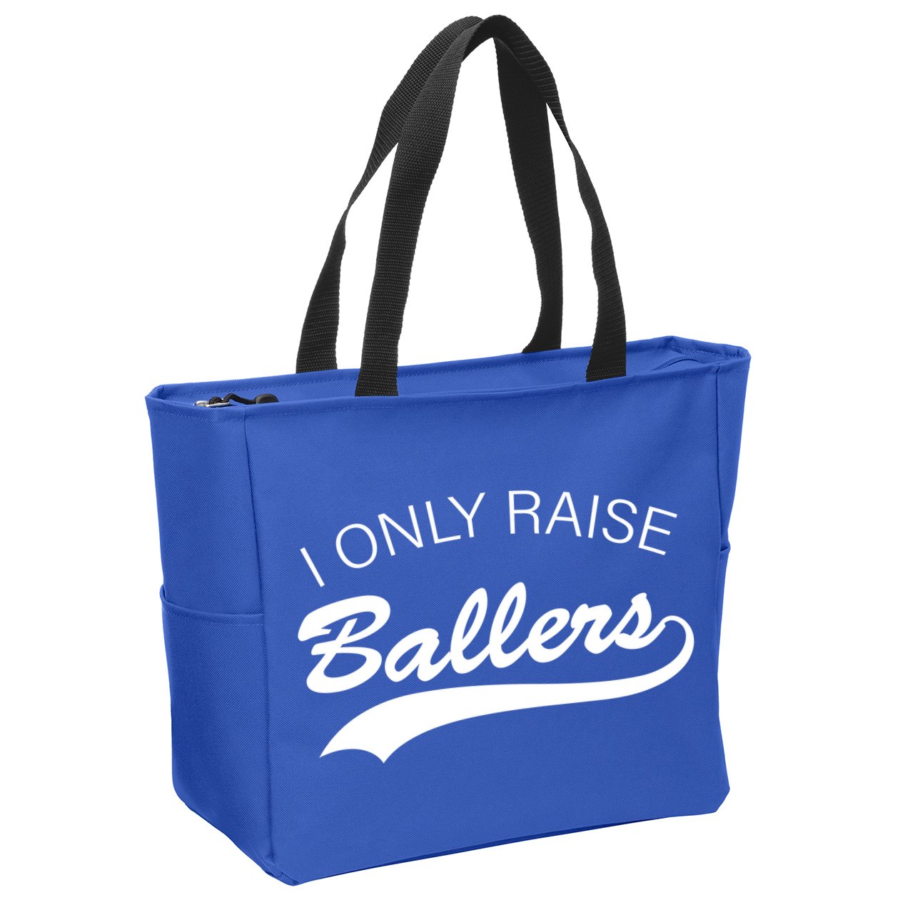 I Only Raise Ballers Zip Tote Bag