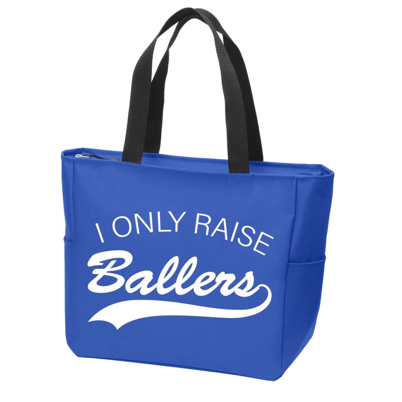 I Only Raise Ballers Zip Tote Bag
