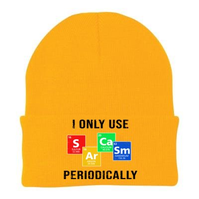 I Only Use Sarcasm Periodically Knit Cap Winter Beanie