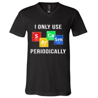 I Only Use Sarcasm Periodically V-Neck T-Shirt