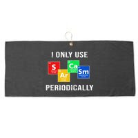 I Only Use Sarcasm Periodically Large Microfiber Waffle Golf Towel