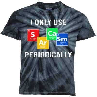 I Only Use Sarcasm Periodically Kids Tie-Dye T-Shirt