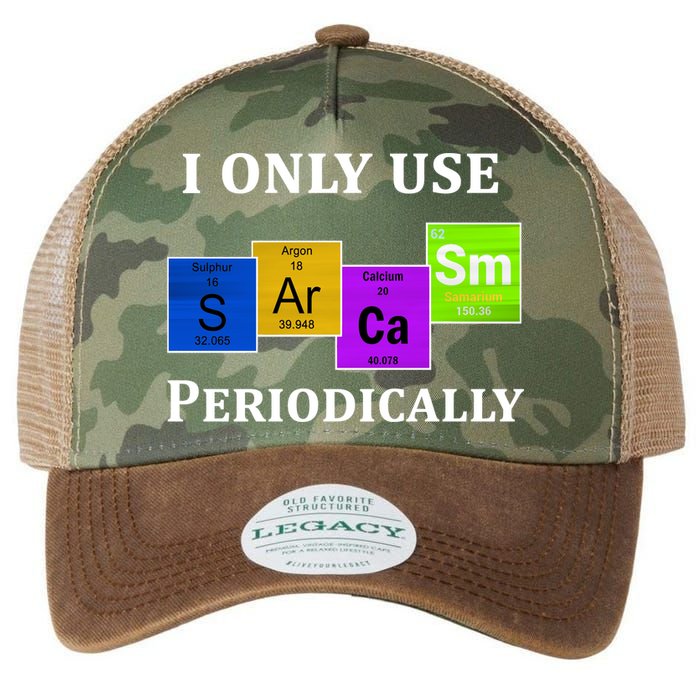 I Only Use Sarcasm Periodically Funny Sarcastic Legacy Tie Dye Trucker Hat