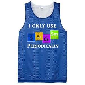 I Only Use Sarcasm Periodically Funny Sarcastic Mesh Reversible Basketball Jersey Tank