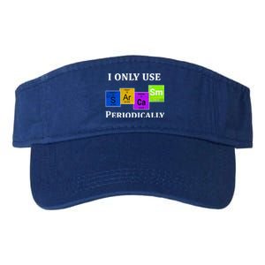 I Only Use Sarcasm Periodically Funny Sarcastic Valucap Bio-Washed Visor