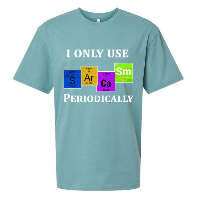 I Only Use Sarcasm Periodically Funny Sarcastic Sueded Cloud Jersey T-Shirt