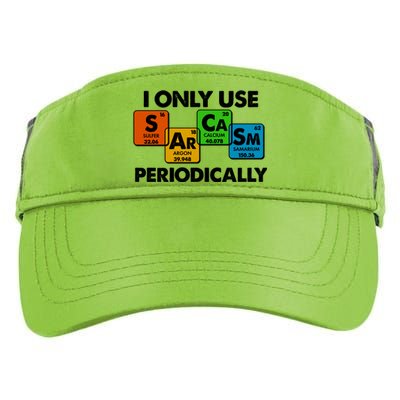 I Only Use Sarcasm Periodically Funny Science Adult Drive Performance Visor