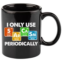 I Only Use Sarcasm Periodically Funny Science 11oz C Handle Ceramic Mug