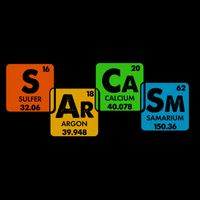 I Only Use Sarcasm Periodically Funny Science Baseball Sleeve Shirt