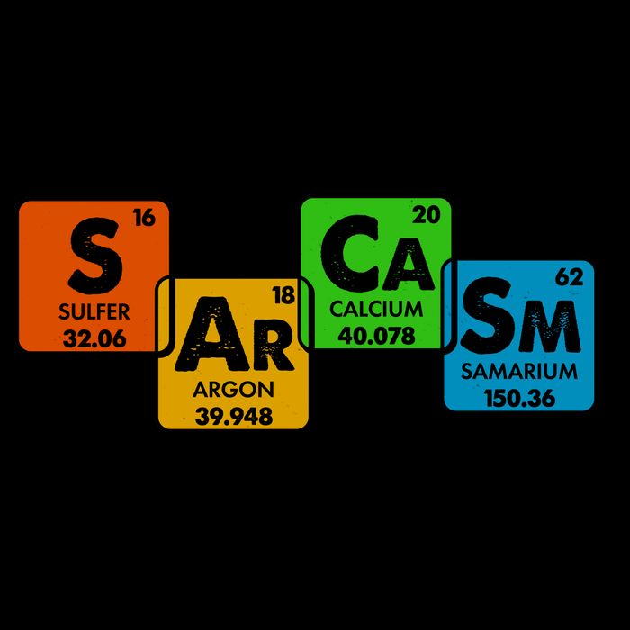 I Only Use Sarcasm Periodically Funny Science Baseball Sleeve Shirt