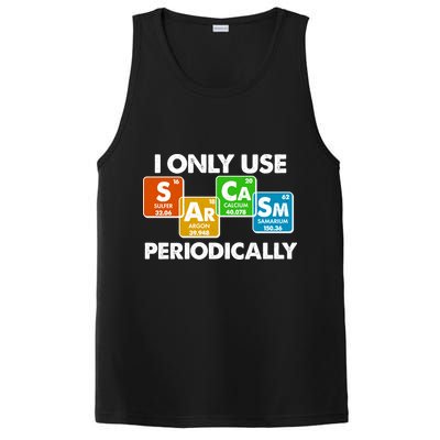 I Only Use Sarcasm Periodically Funny Science PosiCharge Competitor Tank